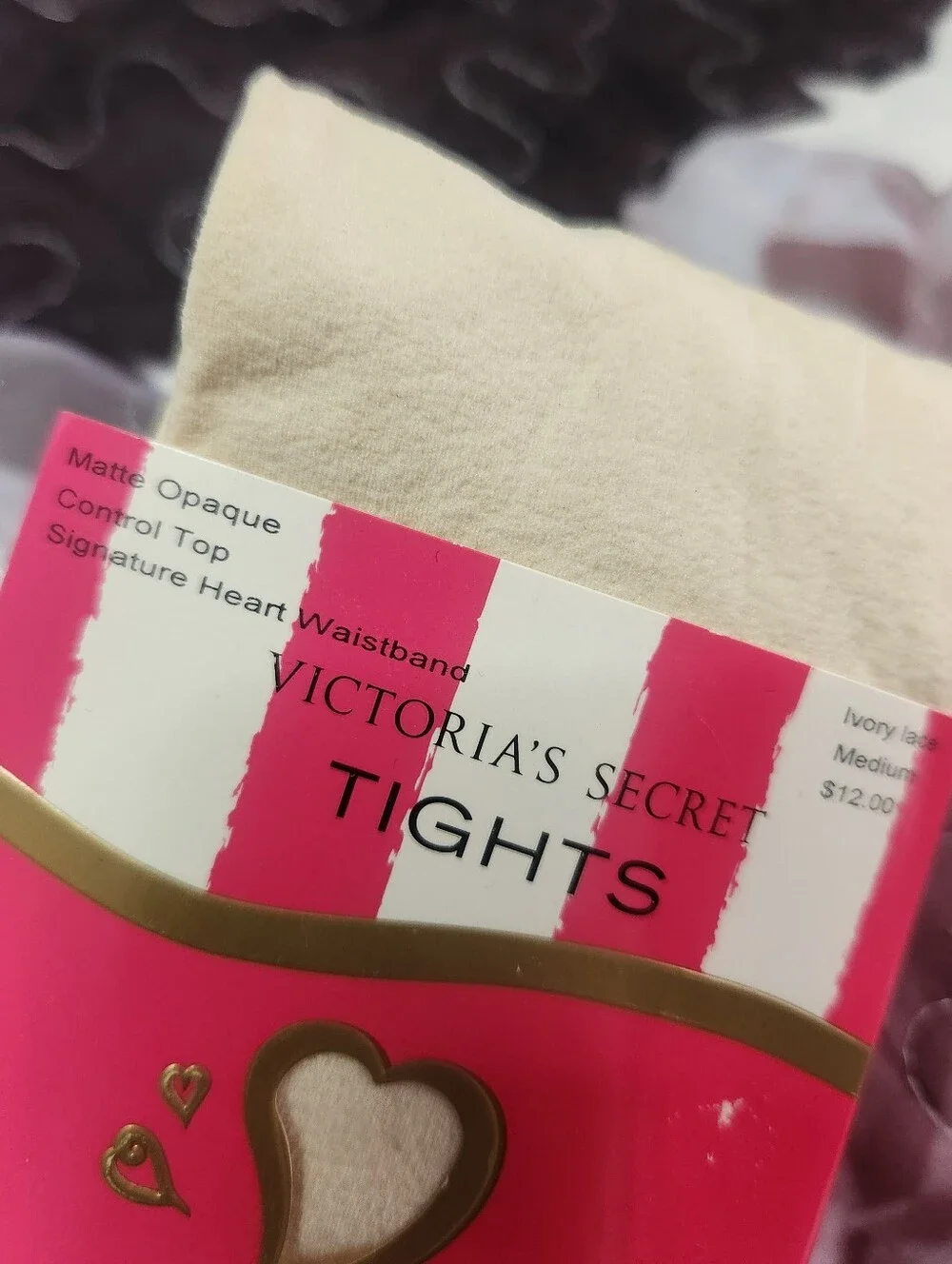 Nwt Victoria Secret Tights Size Medium